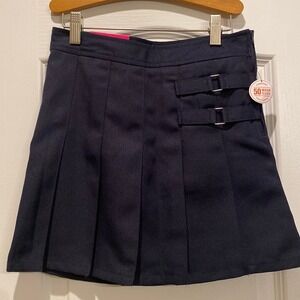 French Toast “Scooter” Navy Blue Pleated Uniform Skirt - GIRLS Size 7